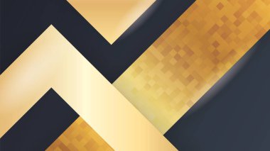 Lüks Siyah ve Altın Özgeçmiş