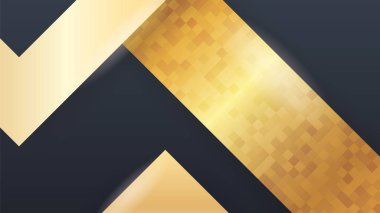 Lüks Siyah ve Altın Özgeçmiş