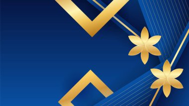 Soyut Lüks Kırmızı ve Altın Arkaplan