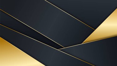 Lüks Siyah ve Altın Özgeçmiş