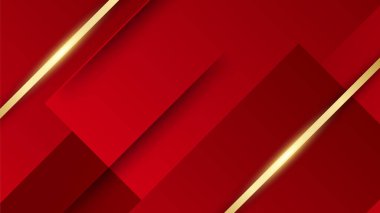 Abstract luxury elegant red and gold background