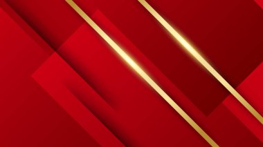 Abstract luxury elegant red and gold background