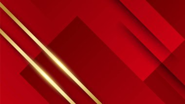 Abstract luxury elegant red and gold background