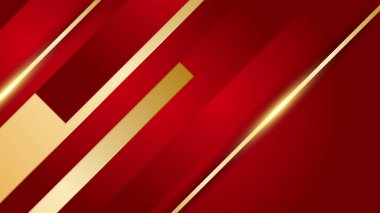 Abstract luxury elegant red and gold background