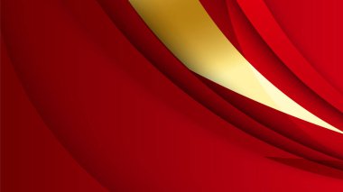 Abstract luxury elegant red and gold background