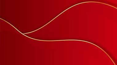 Abstract luxury elegant red and gold background