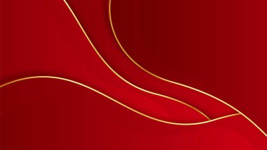 Abstract luxury elegant red and gold background