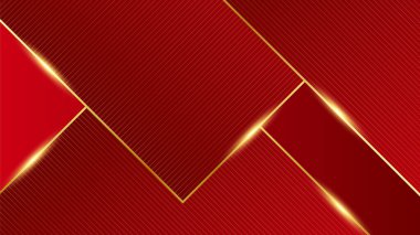 Abstract luxury elegant red and gold background