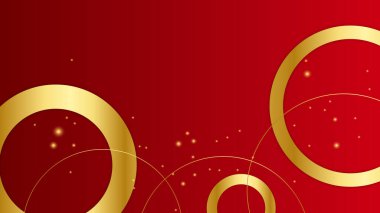 Abstract luxury elegant red and gold background