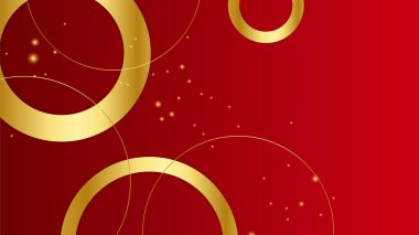 Abstract luxury elegant red and gold background