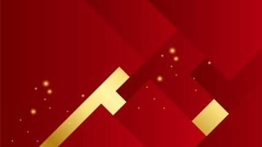 Abstract luxury elegant red and gold background