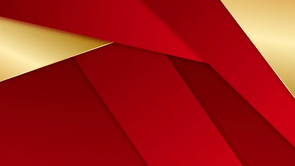 Абстрактный Роскошь Элегантный Красный Золотой Фон — стоковый вектор