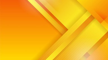 Abstract orange and yellow banner background