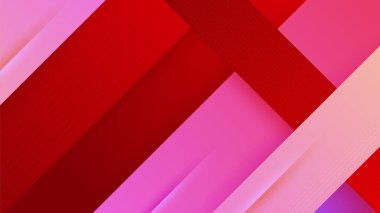 Set of modern abstract gradient red orange colorful for design banner background. Vector illustration