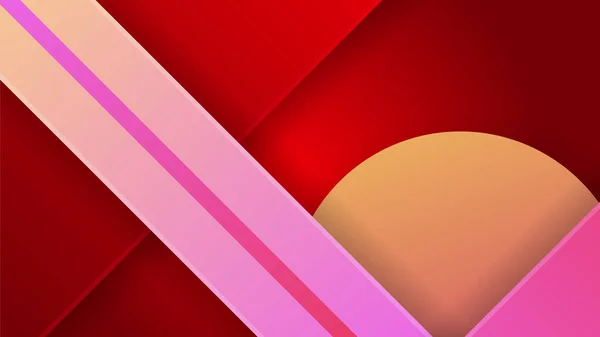 Modern Abstract Gradient Red Orange Colorful Design Banner Background Vector — Vetor de Stock