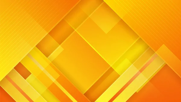 Abstract Orange Yellow Banner Background — Stockový vektor