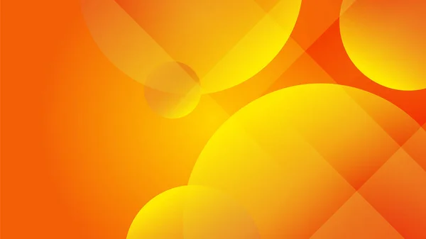 Abstract Orange Yellow Banner Background — ストックベクタ