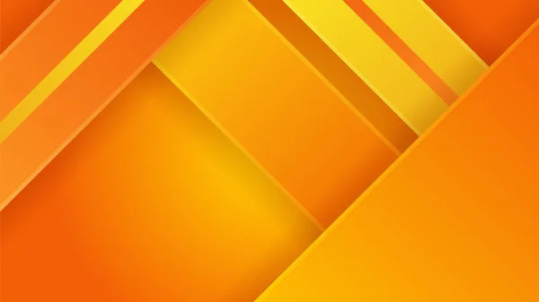 Abstract Orange Yellow Banner Background — Stock vektor