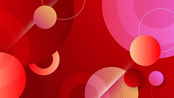 Set Modern Abstract Gradient Red Orange Colorful Design Banner Background — Image vectorielle