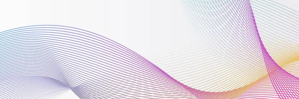 Abstract blue wave flowing banner background design. Vector illustration. Flowing particles wave, dynamic motion stream digital technology curve lines.