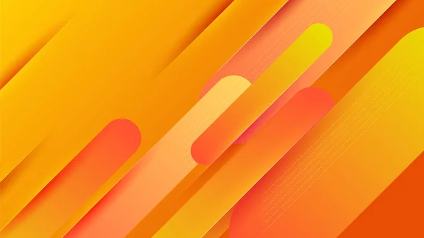 Abstract Orange Yellow Banner Background — Image vectorielle