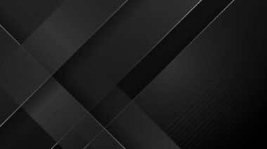 Black background with modern corporate concept design