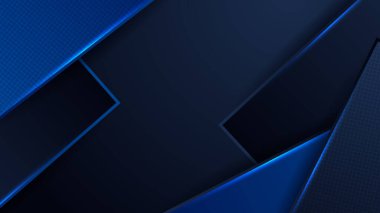 Soyut mavi ve siyah arkaplan
