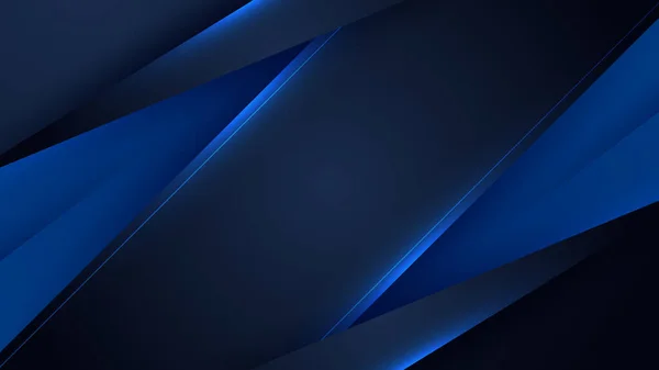 Fondo Azul Negro Abstracto — Vector de stock