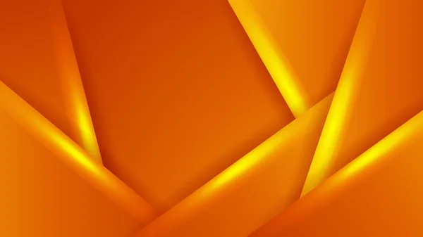 Fondo Naranja Mínimo Abstracto Con Conceptos Geométricos Creativos Degradado Mínimo — Vector de stock