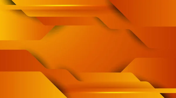 Abstrakter Minimaler Orangefarbener Hintergrund Mit Geometrisch Kreativen Und Minimalen Verlaufskonzepten — Stockvektor