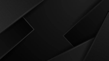 Black background with modern corporate or business concept design