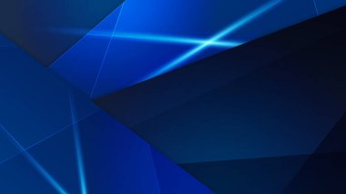 Abstract modern blue and black background. Vector illustration design for presentation, banner, cover, web, flyer, card, poster, wallpaper, texture, slide, magazine, and powerpoint.