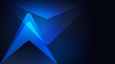 Abstract modern blue and black background. Vector illustration design for presentation, banner, cover, web, flyer, card, poster, wallpaper, texture, slide, magazine, and powerpoint.