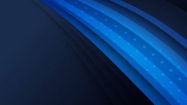 Abstract modern blue and black background. Vector illustration design for presentation, banner, cover, web, flyer, card, poster, wallpaper, texture, slide, magazine, and powerpoint.