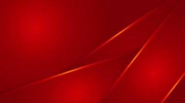 Abstract red vector background with stripes dots circles waves