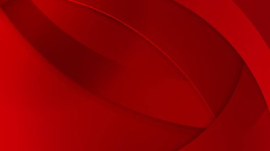 Abstract red vector background with stripes dots circles waves