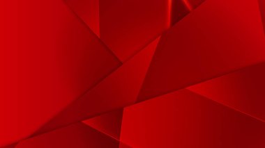 Abstract red vector background with stripes dots circles waves