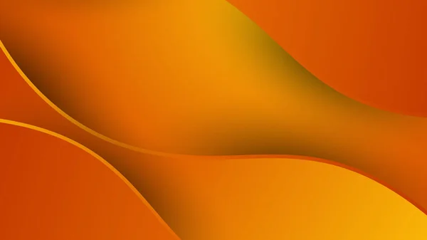 Abstrakt Minimal Orange Bakgrund Med Geometriska Kreativa Och Minimala Lutning — Stock vektor