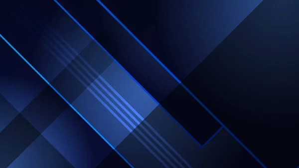 Abstract Modern Blue Black Background Vector Illustration Design Presentation Banner — 图库矢量图片