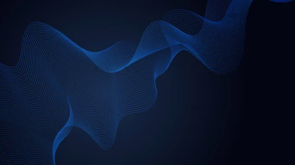 Abstract Modern Blue Black Background Vector Illustration Design Presentation Banner — 图库矢量图片