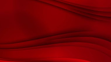 Abstract red vector background with stripes dots circles waves