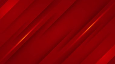 Abstract red vector background with stripes dots circles waves