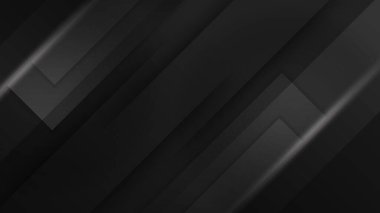 Black background with metal style game design