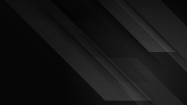 Black background with metal style game design