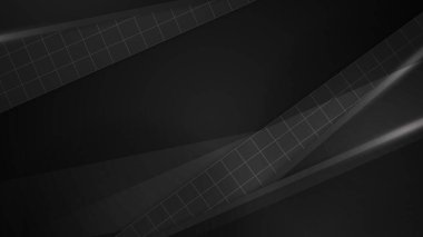 Black background with metal style game design