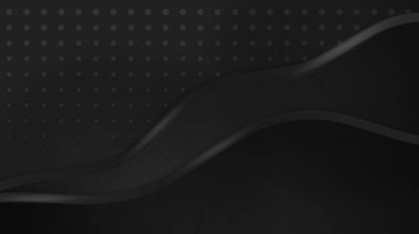 Black background with metal style game design