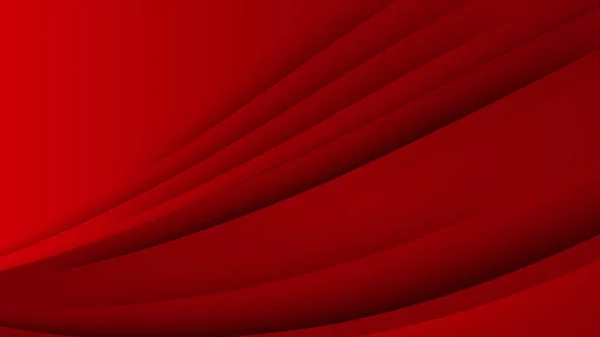 Abstract Red Vector Background Stripes Dots Circles Waves — Archivo Imágenes Vectoriales