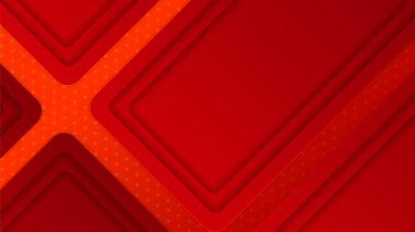 Soyut kırmızı pankart arkaplanı