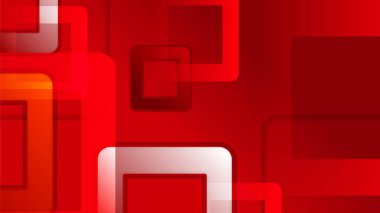 Soyut kırmızı pankart arkaplanı