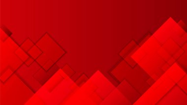 Soyut kırmızı pankart arkaplanı